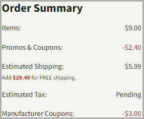 LOreal Elvive Hair Care Order Summary LOreal Elvive Hair Care Order Summary