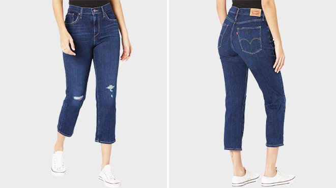 Levi's Women's High Rise Straight Crop