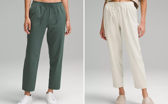 Lululemon Tapered Leg Mid Rise Pants Lululemon Tapered Leg Mid Rise Pants