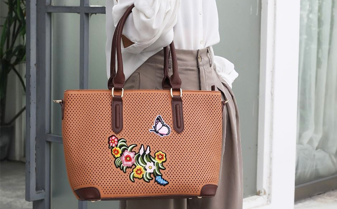 MKF Coffee Spiral Handbag