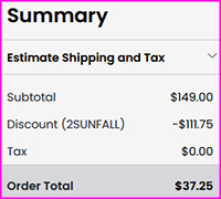 MKF Spiral Handbag Order Summary