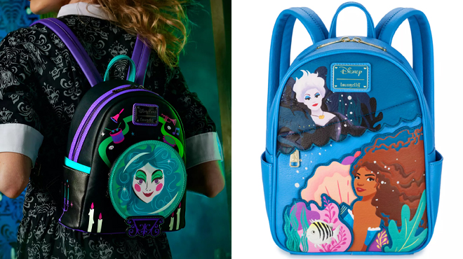 Madame Leota Loungefly Mini Backpack The Haunted Mansion and The Little Mermaid Loungefly Mini Backpack Live Action Film Madame Leota Loungefly Mini Backpack The Haunted Mansion and The Little Mermaid Loungefly Mini Backpack Live Action Film