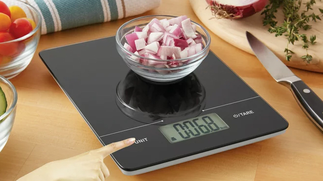 Mainstays Slim Digital Kitchen Scale