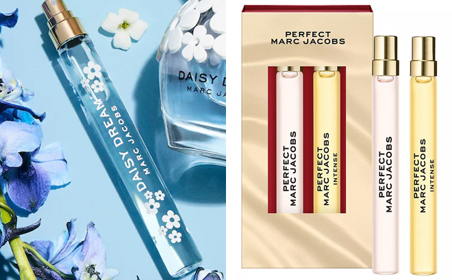 Marc Jacobs Daisy Dream Fragrance Pen Spray and 2 Piece Perfect Eau de Parfum Festive Penspray Gift Set