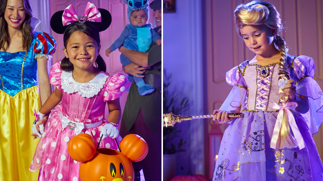 Minnie Mouse and Rapunzel Kids Costume