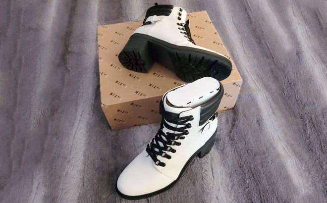 Mix No 6 Kadin Combat Boots on a Box Mix No 6 Kadin Combat Boots on a Box