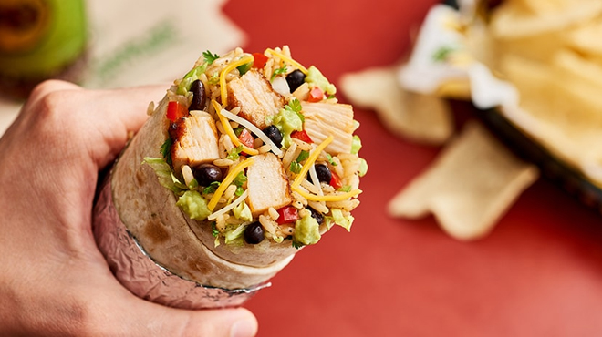 Moes Southwest Grill Burrito
