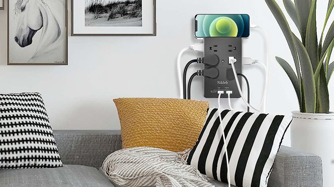 Multi Plug Outlet Extender Nikleb USB Multi Plug Outlet Extender Nikleb USB