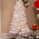 National Tree Company Pre Lit Artificial Christmas Tree in White Color