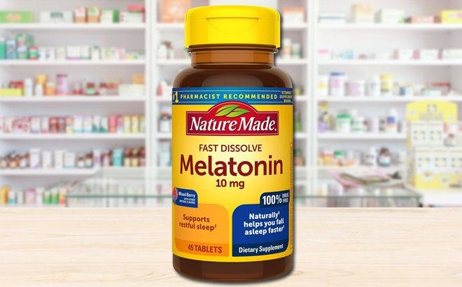 Nature Made Fast Dissolve Melatonin 10mg Nature Made Fast Dissolve Melatonin 10mg