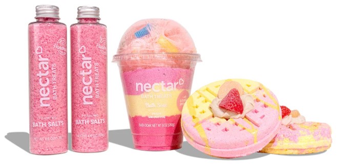Nectar Bath Treats Full Routine Bundles on a White Background Nectar Bath Treats Full Routine Bundles on a White Background