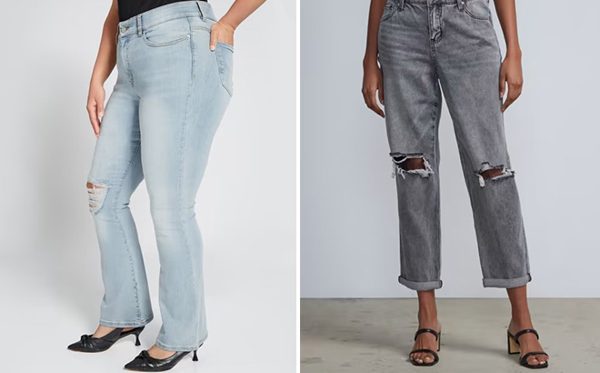 New York & Co. Curvy High-Waisted Bootcut Jeans  