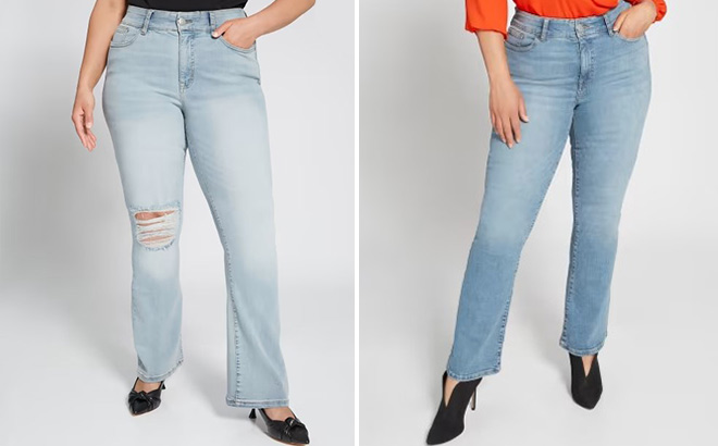 New York & Co. Tall Curvy High-Waisted Bootcut Jeans 