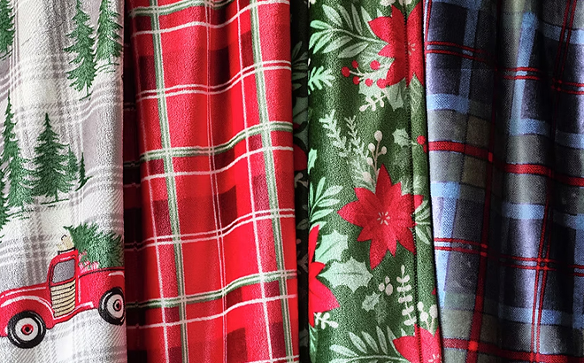 North Pole Trading Co Holiday Velvet Plush Throw North Pole Trading Co Holiday Velvet Plush Throw