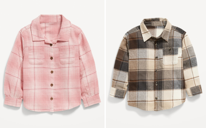 Old Navy Toddler Plaid Pocket Shirts Old Navy Toddler Plaid Pocket Shirts