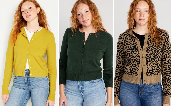 Old Navy Womens Cropped Sweaters