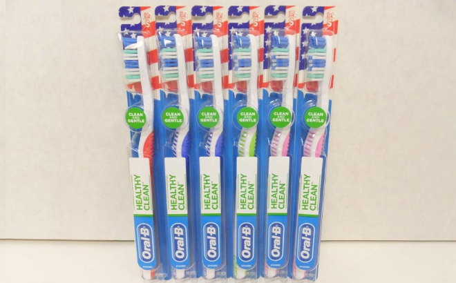 Oral B Healthy Clean Soft Toothbrushes