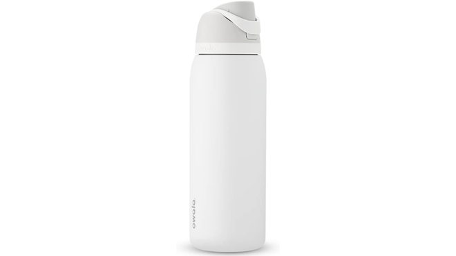Owala FreeSip Insulated Stainless Steel Water Bottle 40 Ounce White Color