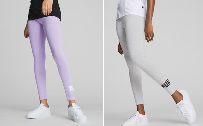 PUMA Essentials Womens Logo Leggings Two Colors