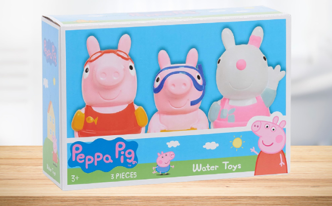 Peppa Pig Bath Toys 3 Piece Set