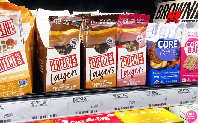Perfect Protein Bar Layers in Different Flavors