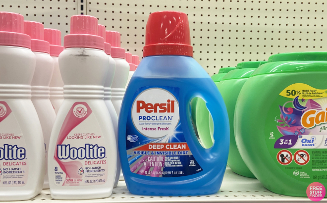 Persil Liquid Laundry Detergent on Rack