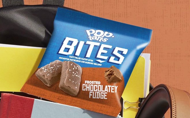 Pop-Tarts Baked Pastry Bites 25-Pouches Chocolatey Fudge