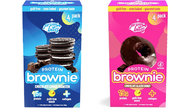 Prime Bites Protein Brownies 4 Pack