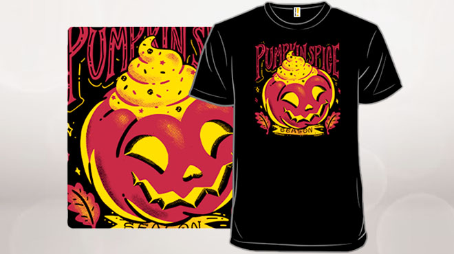 Pumpkin Flavor Graphic T Shirts
