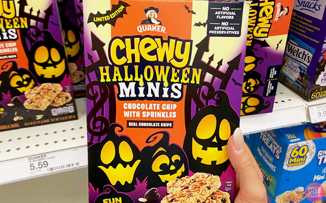 Quaker Halloween Chewy Chocolate Chip Minis