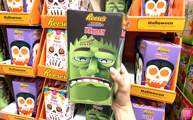 Reeses Payday Halloween Candy Dispenser Frankenstein