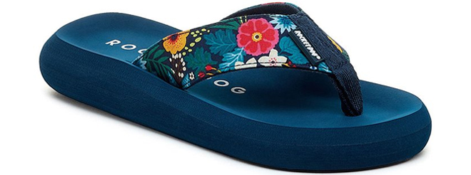 Rocket Dog Girls Blue Pink Floral Spotlight Flip Flop Rocket Dog Girls Blue Pink Floral Spotlight Flip Flop