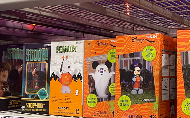 Scooby Doo and Peanuts Halloween Inflatables