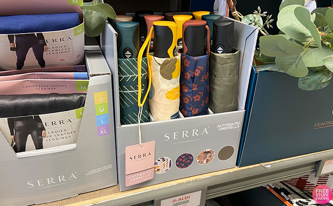 Serra Automatic Umbrellas in Store