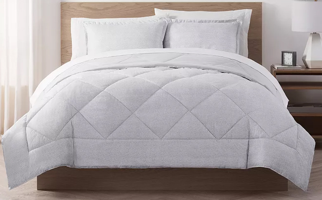 Serta SuperSoft Washed Comforter Set with Shams