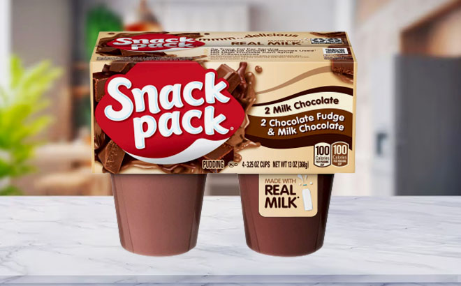 Snack Pack Pie Pudding Cups in Chocolate