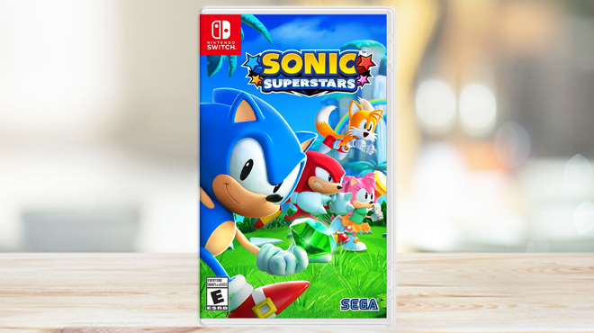 Sonic Superstars Nintendo Switch Game on a Table