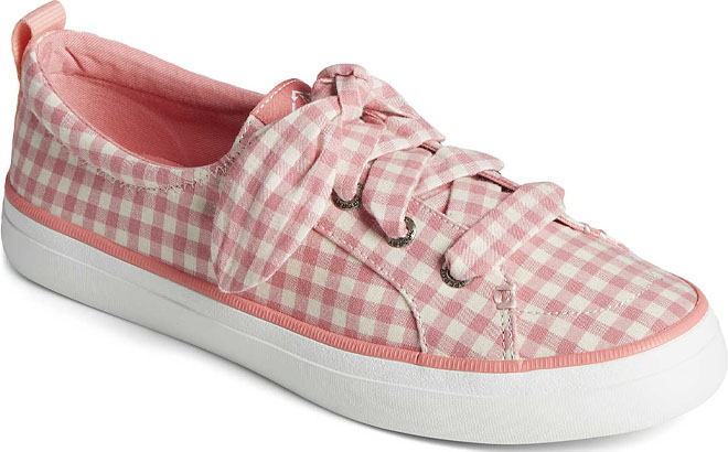 Sperry Womens Crest Vibe Gingham Sneakers Sperry Womens Crest Vibe Gingham Sneakers