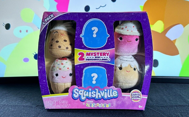 Squishville by Original Squishmallows Sweet Tooth Squad Plush