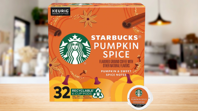 Starbucks 32 Count Pumpkin Spice K Cups