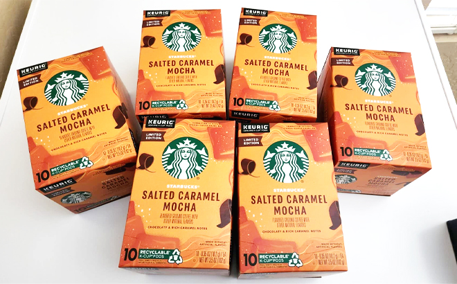 Starbucks 60 Count Salted Caramel Mocha K Cup Pods