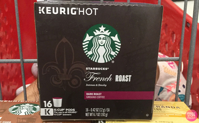 Starbucks French Roast Coffee Keurig K Cup Pods 16 Count