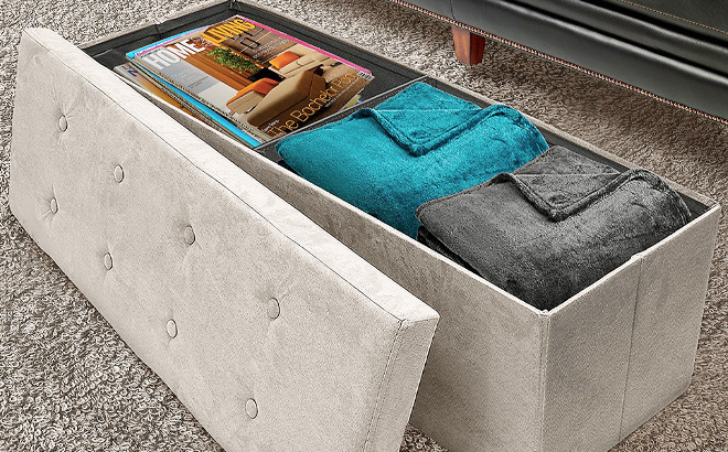 Storage Bench Chest Ottoman