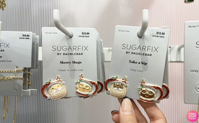 Sugarfix by Baublebar Merry Mugs and Take a Sip Earrings