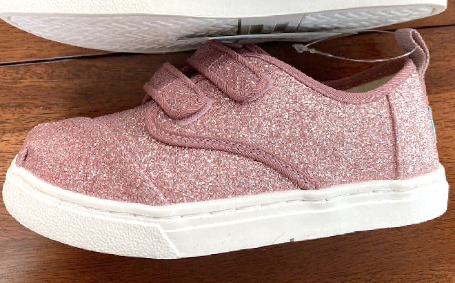 TOMS Girls Glimmer Cordones Sneakers