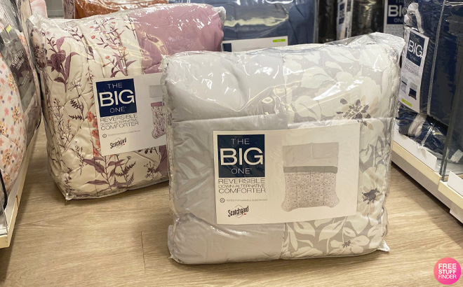 The Big One Plush Down Alternative Reversible Comforter at Kohls