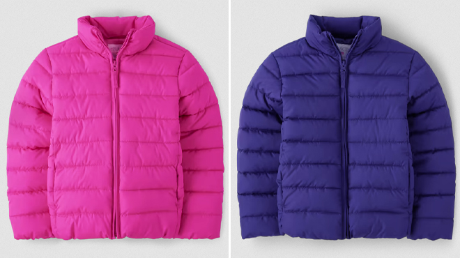 The Childrens Place Girls Puffer Jacket