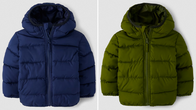The Childrens Place Toddler Boys Puffer Jacket