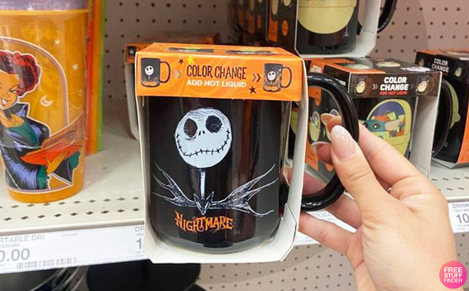 The Nightmare Before Christmas Color Changing Halloween Ceramic Mug