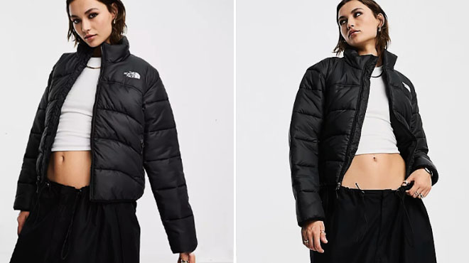 The North Face NSE 2000 Puffer Jacket in Black